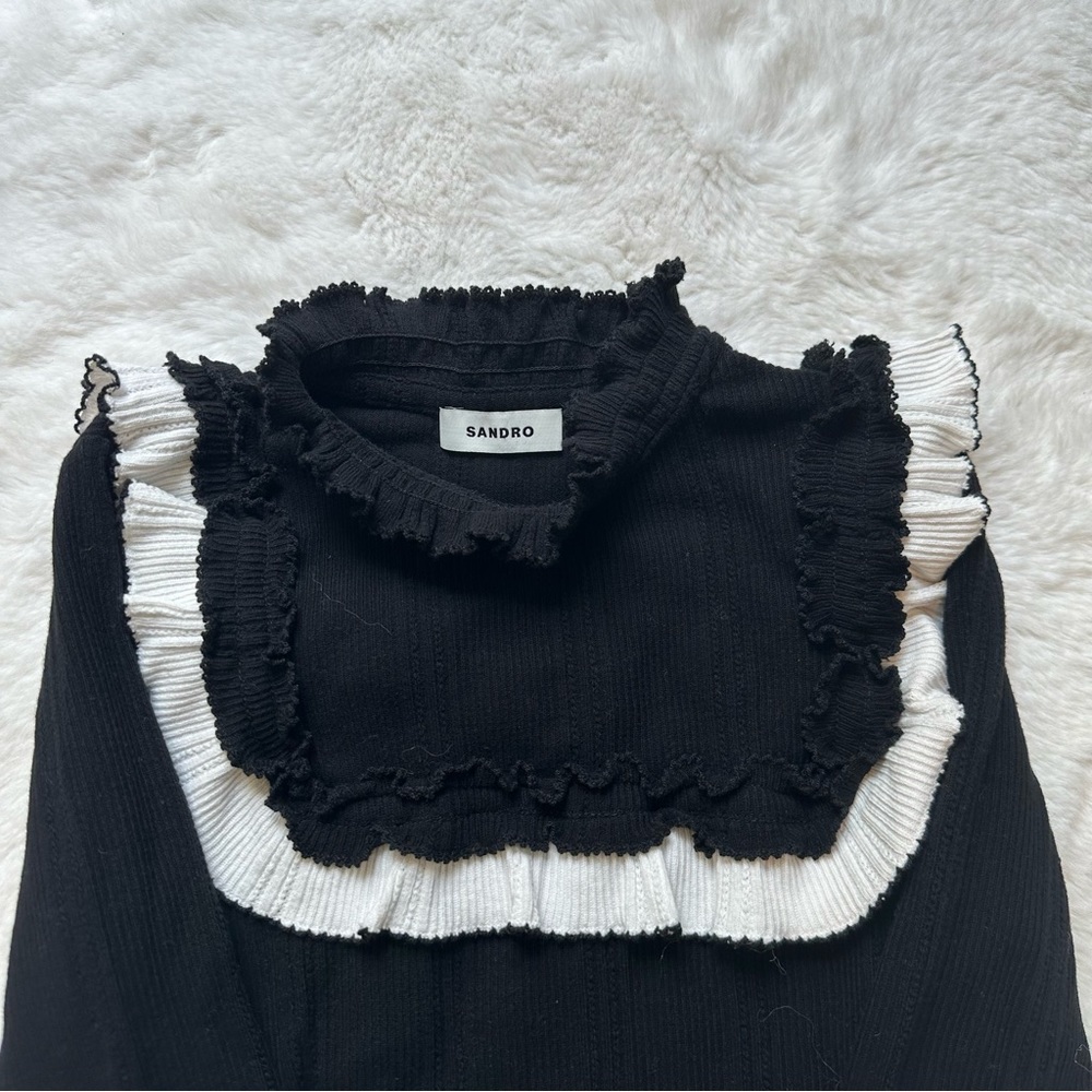 Sandro two tone top